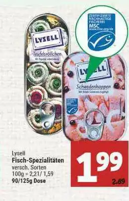 Marktkauf Lysell Fisch-spezialitäten Angebot