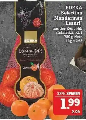 Marktkauf Edeka Selection Mandarinen Leanri Angebot