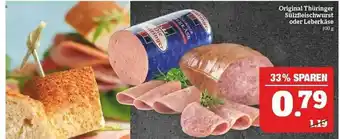 Marktkauf Original Thüringer Sülzfleischwurst Oder Leberkäse Angebot