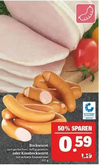 Marktkauf Bockwurst Oder Käsebockwurst Angebot