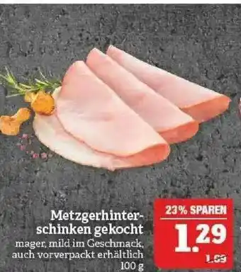 Marktkauf Metzgerhinter Schinken Gekocht Angebot