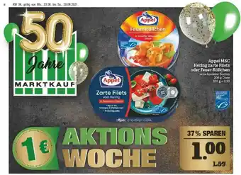 Marktkauf Appel Msc Hering Zarte Filets Oder Feuer Röllchen Angebot