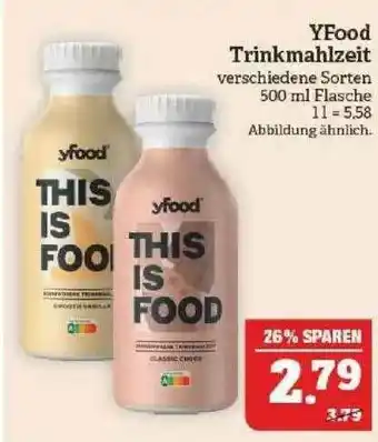 Marktkauf Yfood Trinkmahlzeit Angebot