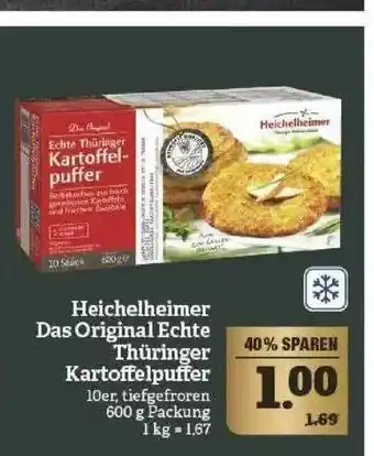 Marktkauf Heichelheimer Das Original Echte Thüringer Kartoffelpuffer Angebot