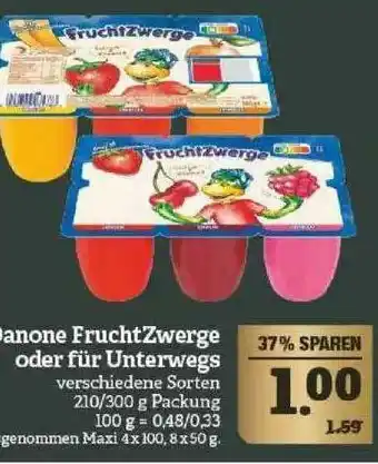 Marktkauf Danone Fruchtzwerge Oder Für Unterwegs Angebot