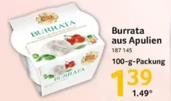 Selgros Burrata aus Apulien 100-g-Packung Angebot