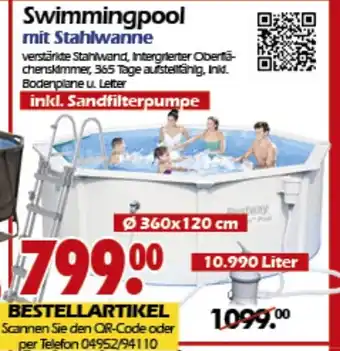 Wreesmann Swimmingpool mit Stahlwanne Angebot