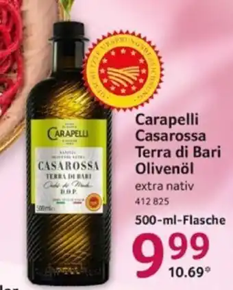 Selgros Carapelli Casarossa Terra di Bari Olivenöl 500-ml-Flasche Angebot