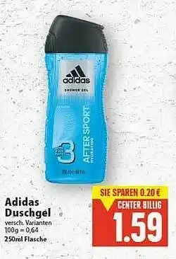 E-Center Adidas Duschgel Angebot