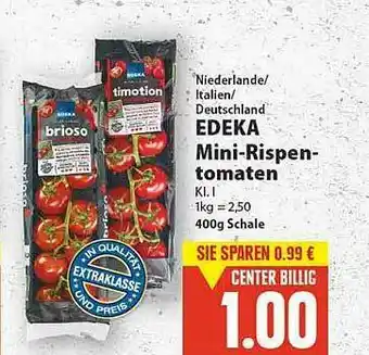 E-Center Edeka Mini-rispen-tomaten Angebot