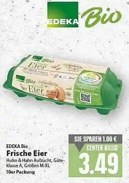 E-Center Edeka Bio Frischer Eier Angebot