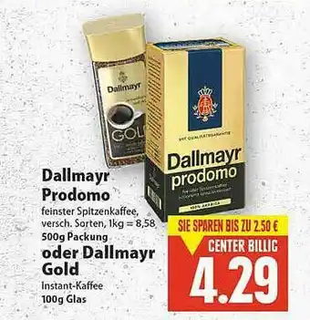 E-Center Dallmayr Prodomo Oder Dallmayr Gold Angebot