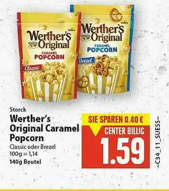 E-Center Storck Werther's Original Caramel Popcorn Angebot