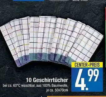 E-Center 10 Geschirrtücher Angebot