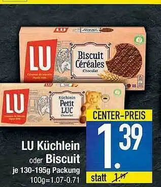 E-Center Lu Küchen Oder Biscuit Angebot