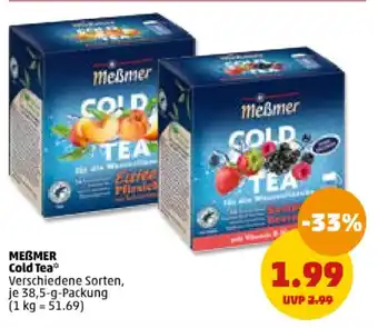 PENNY MEBMER Cold Tea* Verschiedene Sorten, je 38,5-g-Packung Angebot