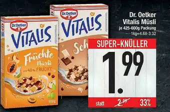 E-Center Dr. Oetker Vitalis Müsli Angebot