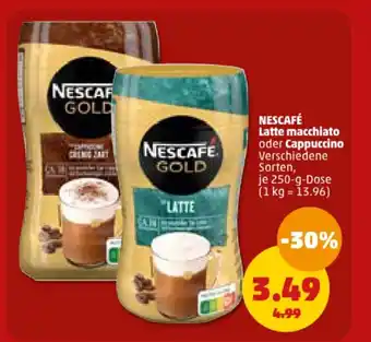 PENNY NESCAFÉ Latte macchiato oder Cappuccino Verschiedene Sorten, je 250-g-Dose Angebot