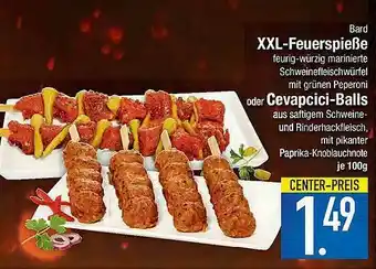 E-Center Bard Xxl-feurspieße Oder Cevapcici-balls Angebot