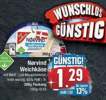 E-Center Nørvind Weichkäse Angebot