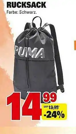 Edeka Rucksack Puma Angebot