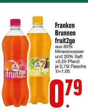 Edeka Franken Brunnen Fruit2go Angebot