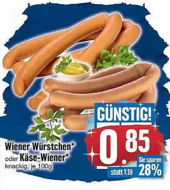 Edeka Wiener Würstchen Oder Käse-wiener Angebot