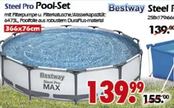 Wreesmann Bestway Steel Pro Pool Set Angebot