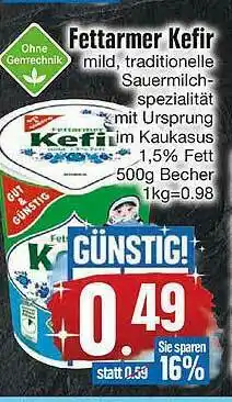 Edeka Fettarmer Kefir Angebot