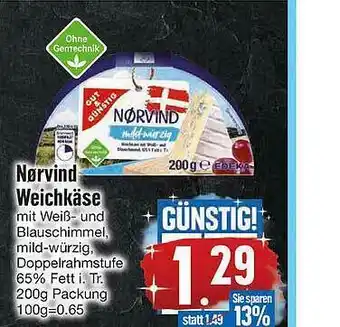 Edeka Nørvind Weichkäse Angebot