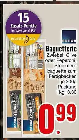 Edeka Baguetterie Angebot