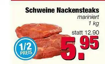 Edeka Scherer Schweine Nackensteaks Angebot