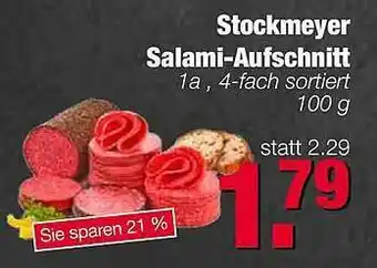 Edeka Scherer Stockmeyer Salami-aufschnitt Angebot