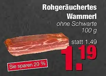 Edeka Scherer Rohgeräuchertes Wammerl Angebot