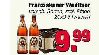 Edeka Scherer Franziskaner Weißbier Angebot