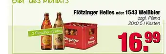 Edeka Scherer Flötzinger Helles Oder 1543 Weißbier Angebot