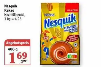 Globus Nesquik Kakao Angebot