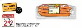 Globus Sogut Wiener Oder Partywiener Angebot