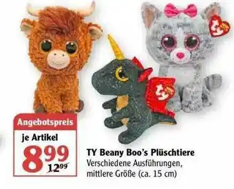 Globus Ty Beany Boo's Plüschtiere Angebot