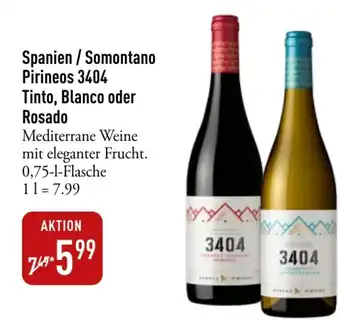 Galeria Markthalle Pirineos 3404 Tinto, Blanco oder Rosado 750ml Angebot