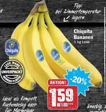 Hit Chiquita Bananen 1kg Angebot