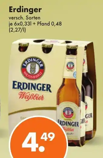 Trink und Spare Erdinger 6*330ml Angebot