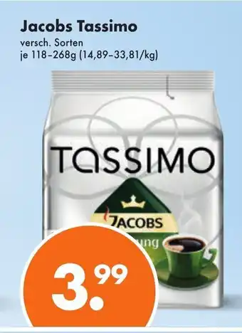 Trink und Spare Jacobs Tassimo versch. Sorten 118-268g Angebot