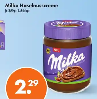 Trink und Spare Milka Haselnusscreme 350g Angebot