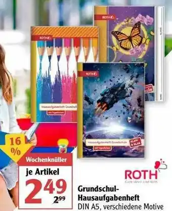 Globus Grundschul Hausaufgabenheft Angebot