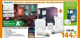 Globus Baumarkt Starter-kit Ambiance White & Color Philips Angebot