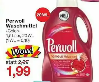 Jawoll Perwoll Waschmittel „color” Angebot