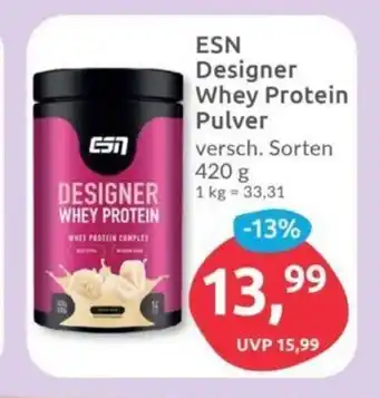 Budni ESN Designer Whey Protein Pulver versch. Sorten 420g Angebot