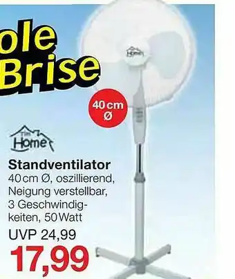 Jawoll Tim Home Standventilator Angebot