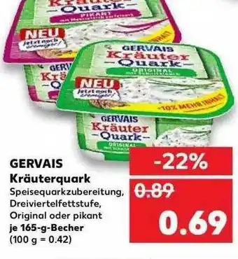 Kaufland Gervais Kräuterquark Angebot